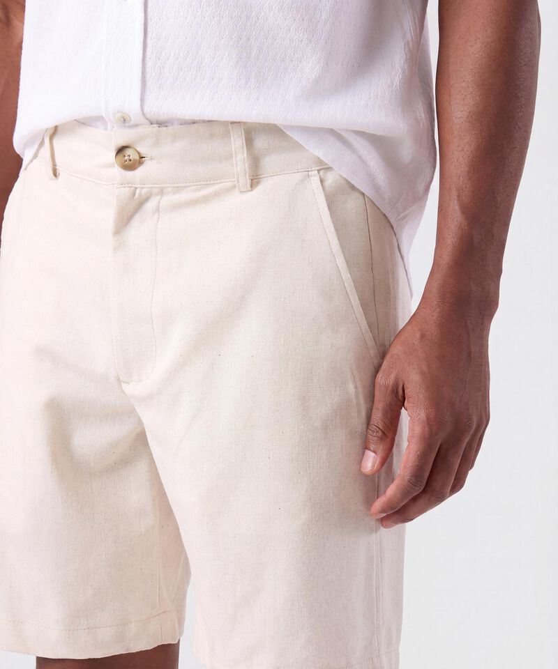 Bermuda Casual Unicolor Para Hombre