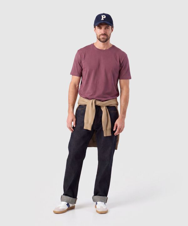 Camiseta B&aacute;sica De Cuello Redondo Para Hombre