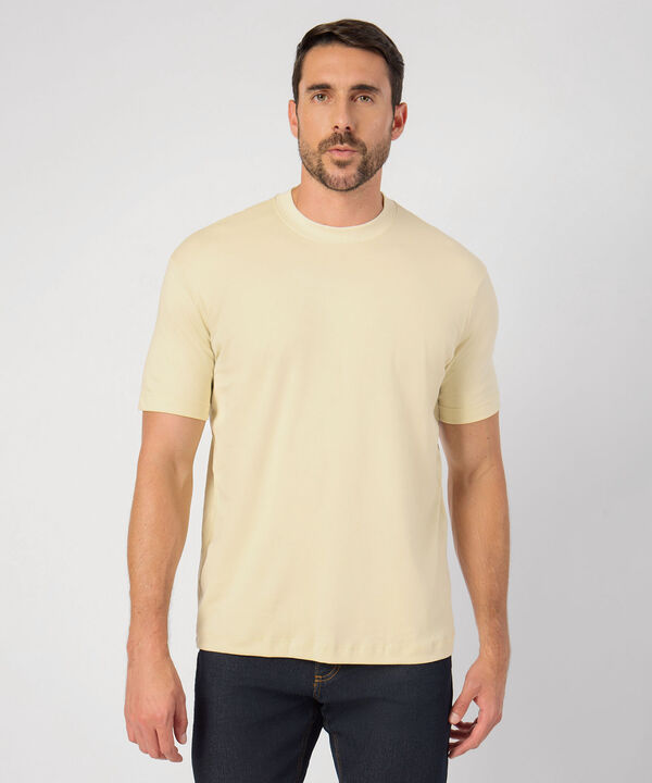 Camiseta de Algod&oacute;n Esencial para Hombre Cuello Redondo image number null