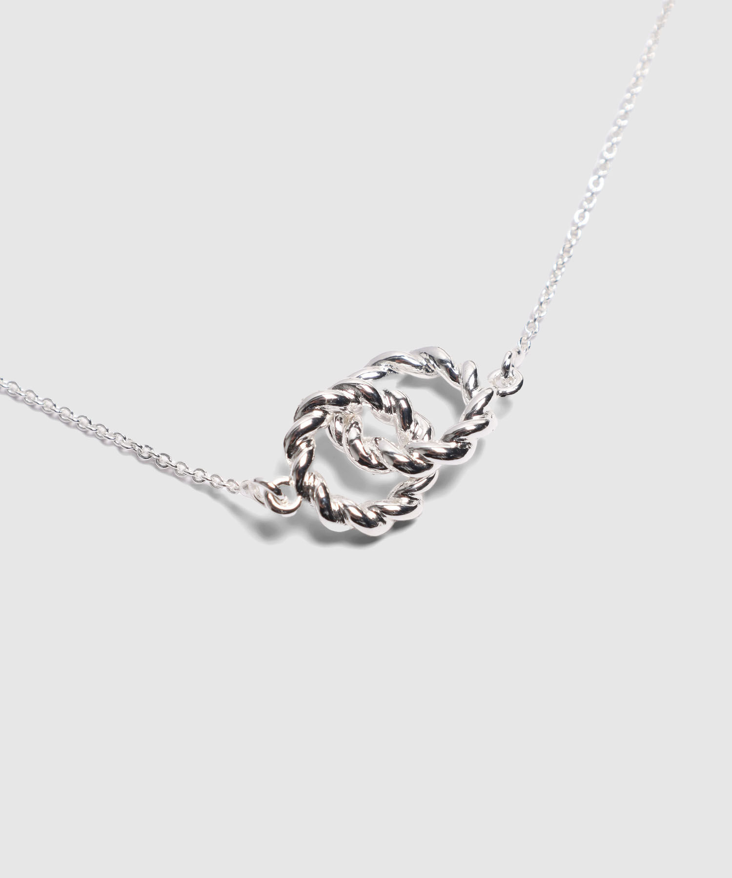 Set De Collar Y Aretes Trenzados Para Mujer