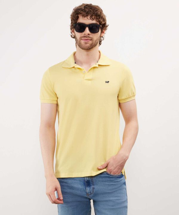 Polo Tejido Unicolor Cuello Y Pu&ntilde;os Tejidos,Sin Bolsillo Con Hiladillo. image number null