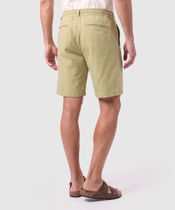 Bermuda Casual Unicolor Para Hombre