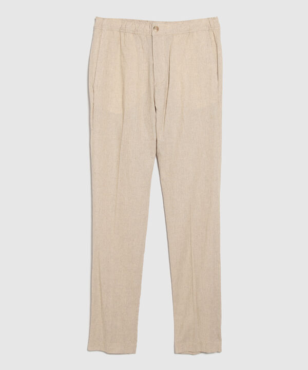 Pantal&oacute;n Tipo Chino En Lino