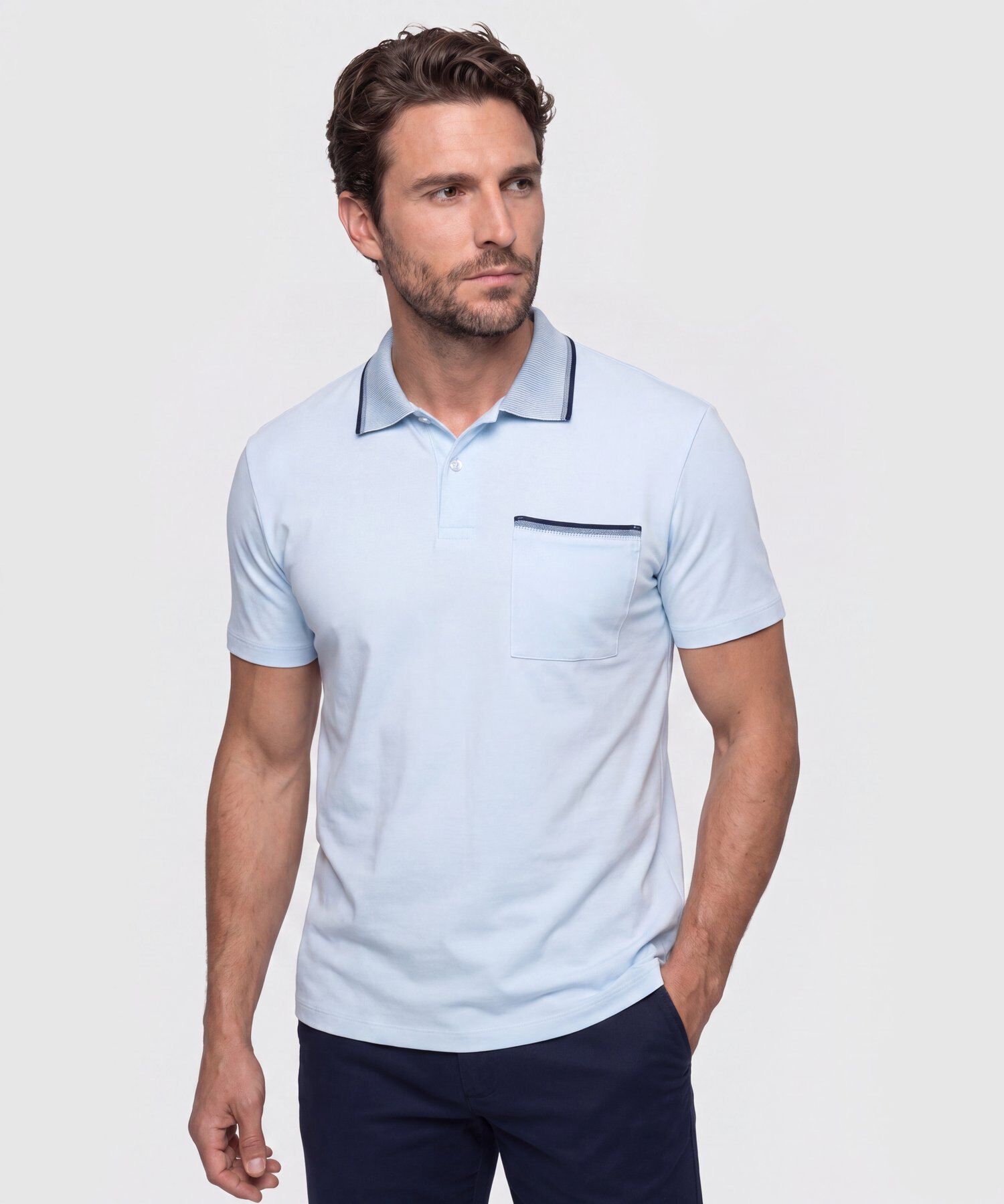 Polo con Bolsillo para Hombre